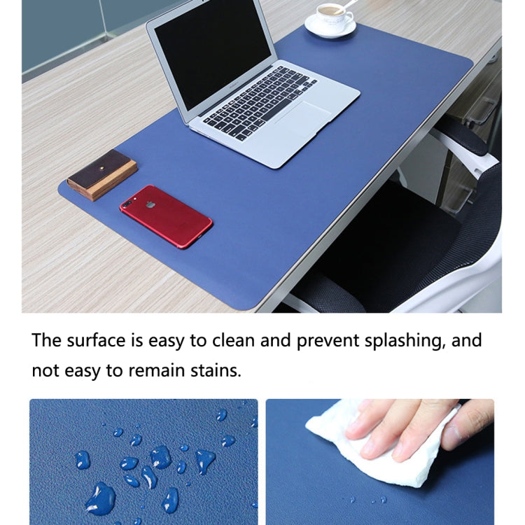Multifunction Business PU Leather Mouse Pad Keyboard Pad Table Mat Computer Desk Mat, Size: 120 x 60cm(Black) - Desk Pads by buy2fix | Online Shopping UK | buy2fix