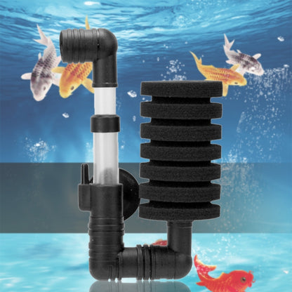 Wall-mounted Aquarium Mini Double Head Pneumatic Mute Biochemical Cotton Filter - Filters & Accessories by buy2fix | Online Shopping UK | buy2fix