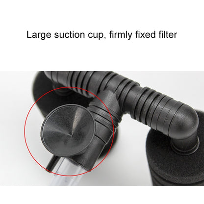 Wall-mounted Aquarium Mini Double Head Pneumatic Mute Biochemical Cotton Filter - Filters & Accessories by buy2fix | Online Shopping UK | buy2fix