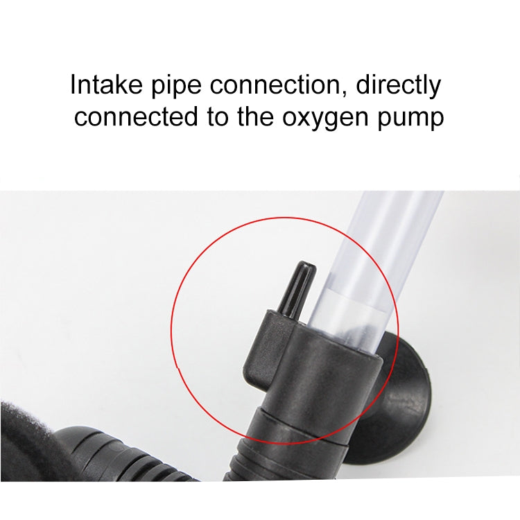 Wall-mounted Aquarium Mini Double Head Pneumatic Mute Biochemical Cotton Filter - Filters & Accessories by buy2fix | Online Shopping UK | buy2fix