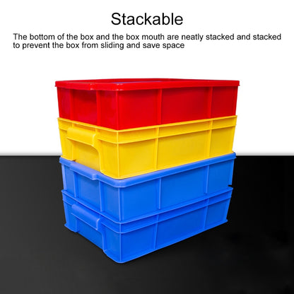 Thick Multi-function Material Box Brand New Flat Plastic Parts Box Tool Box, Size: 30.2cm x 20.9cm x 8.3cm(Red) by buy2fix