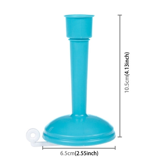 2 PCS Faucet Splash Water-saving Shower Bath Adjustable Valve Filter Water Saving Devices, Small Size: 6.5 x 10.5cm, Suitable for 17mm Diameter Round Faucets(Blue) by buy2fix