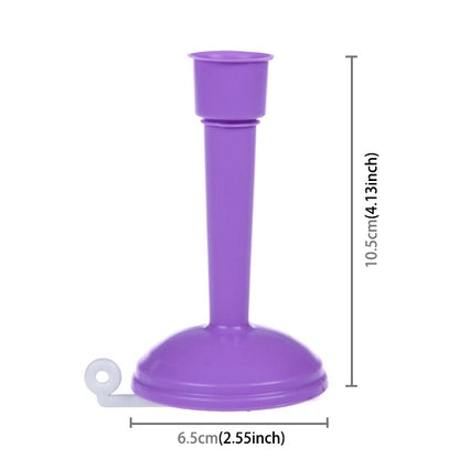 2 PCS Faucet Splash Water-saving Shower Bath Adjustable Valve Filter Water Saving Devices, Small Size: 6.5 x 10.5cm, Suitable for 17mm Diameter Round Faucets(Purple) - Faucets & Accessories by buy2fix | Online Shopping UK | buy2fix