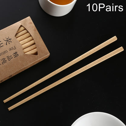 10 Pairs Natural Yellow Sandal Wood Non-slip Chopsticks - Cutlery Sets by buy2fix | Online Shopping UK | buy2fix