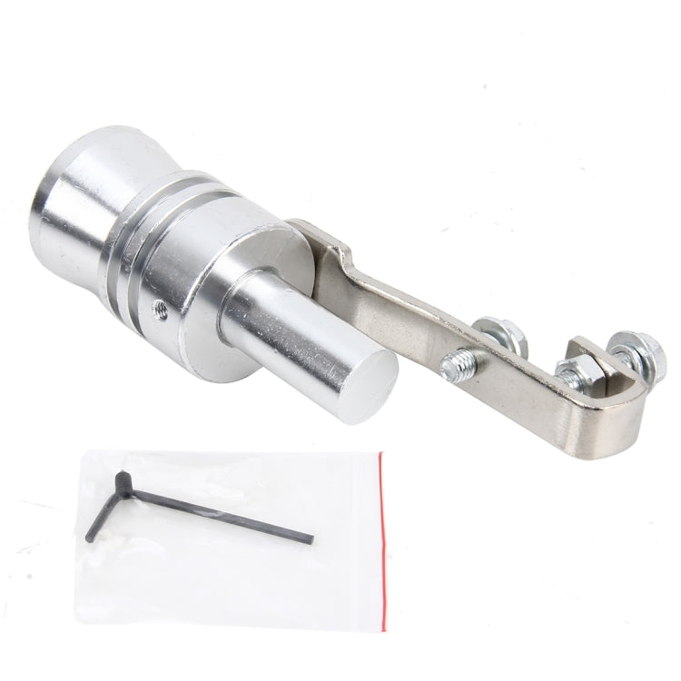 Universal Aluminum Turbo Sound Exhaust Muffler Pipe Whistle Car Simulator Whistler, Size: S by buy2fix