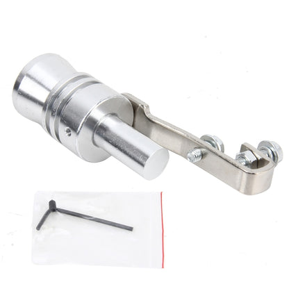Universal Aluminum Turbo Sound Exhaust Muffler Pipe Whistle Car Simulator Whistler, Size: S by buy2fix