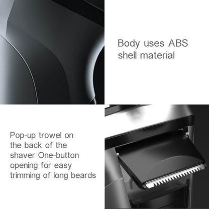 Original Xiaomi Voltage Universal Fit Water Proof Triple Rotary Double Ring Blade Shaving Head Electric Rechargeable Shaver For Men, CN Plug - Electric Shavers by Xiaomi | Online Shopping UK | buy2fix