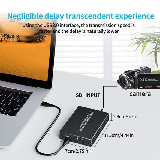 NK-M006 1080P Full HD HDMI to SDI + USB 3.0 Output Converter by buy2fix