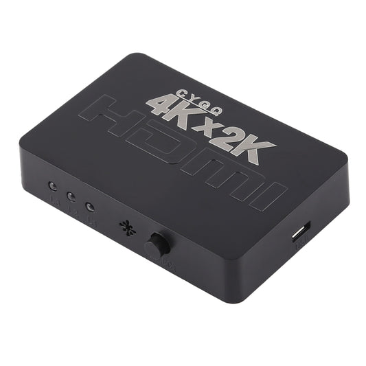 4K 3 Ports HDMI Switch with Remote Control by buy2fix