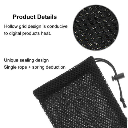 HAWEEL Pouch Bag for Smart Phones, Power Bank and other Accessories, Size up to 5.5 inch(Black) by HAWEEL