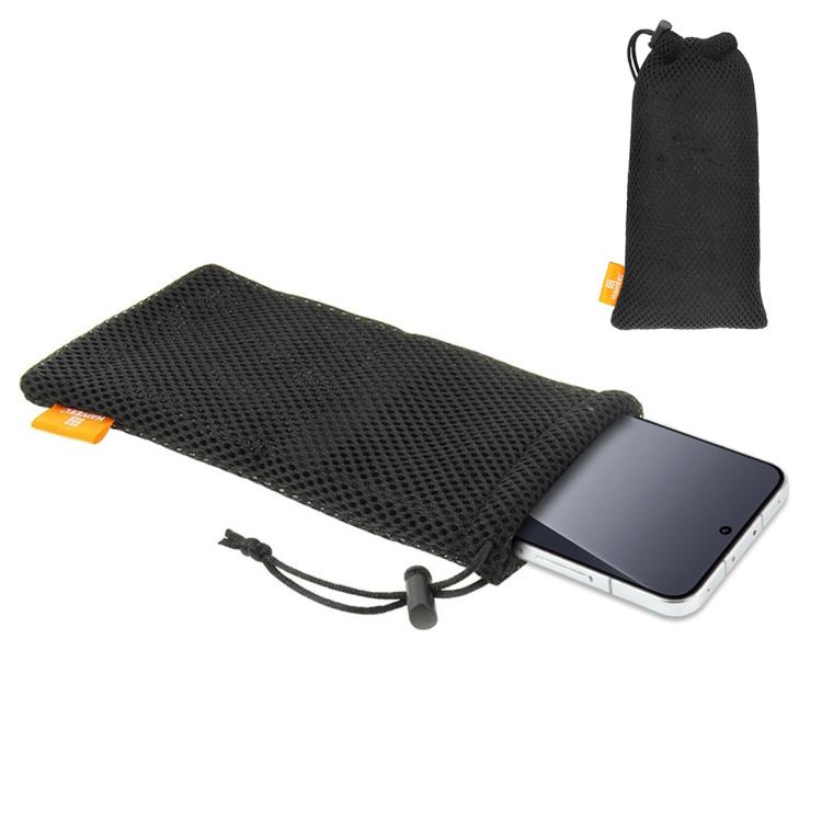 HAWEEL Pouch Bag for Smart Phones, Power Bank and other Accessories, Size up to 5.5 inch(Black) by HAWEEL