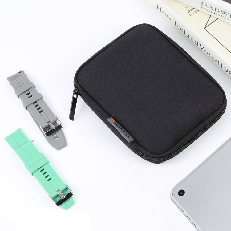 HAWEEL Watch Band Organizer Box Earphones / U Disk / Digital Cable Storage Case(Black) by HAWEEL