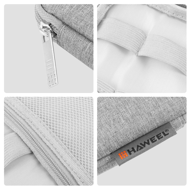 HAWEEL Watch Band Organizer Box Earphones / U Disk / Digital Cable Storage Case(Grey) by HAWEEL
