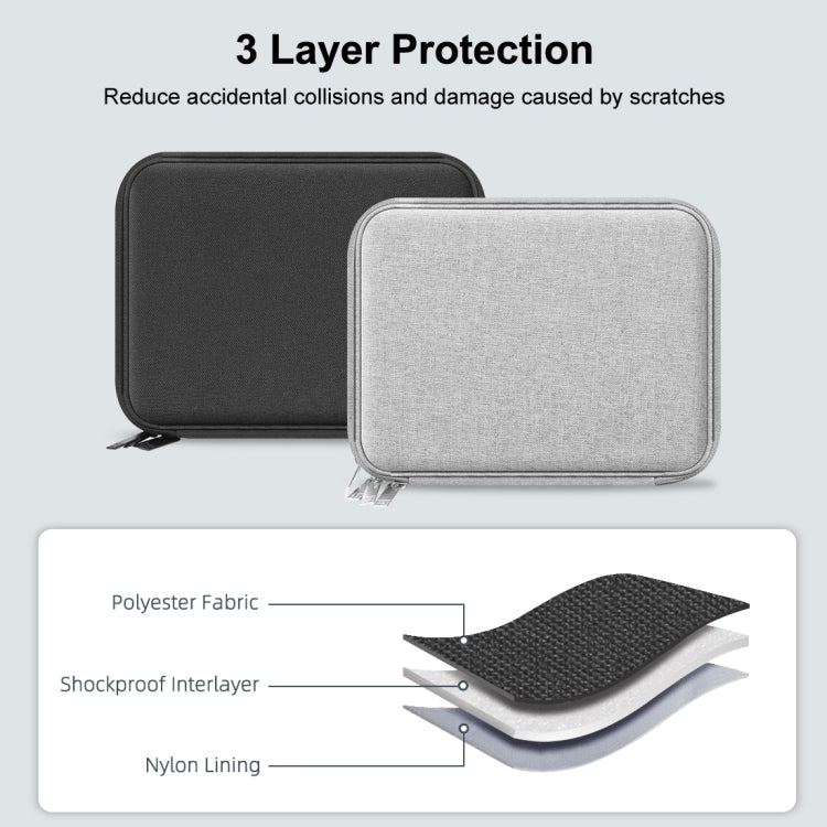 HAWEEL Watch Band Organizer Box Earphones / U Disk / Digital Cable Storage Case (Black) by HAWEEL