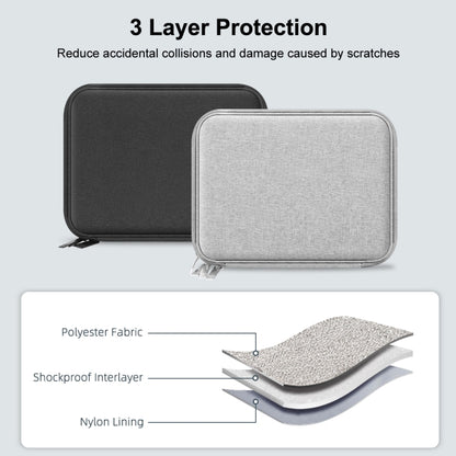 HAWEEL Watch Band Organizer Box Earphones / U Disk / Digital Cable Storage Case (Grey) by HAWEEL