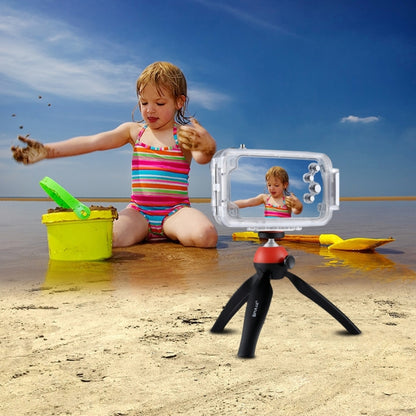 For iPhone X / XS HAWEEL 40m/130ft Diving Case, Photo Video Taking Underwater Housing Cover(Transparent) - More iPhone Cases by HAWEEL | Online Shopping UK | buy2fix