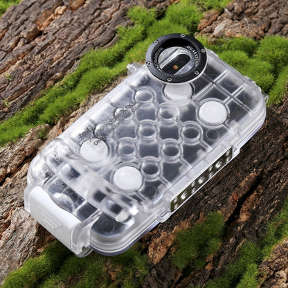 For iPhone X / XS HAWEEL 40m/130ft Diving Case, Photo Video Taking Underwater Housing Cover(Transparent) - More iPhone Cases by HAWEEL | Online Shopping UK | buy2fix