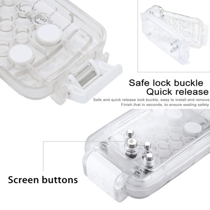 For iPhone X / XS HAWEEL 40m/130ft Diving Case, Photo Video Taking Underwater Housing Cover(Transparent) - More iPhone Cases by HAWEEL | Online Shopping UK | buy2fix