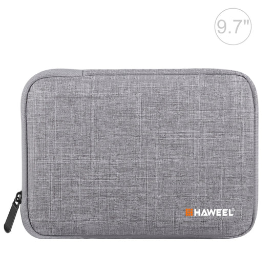 HAWEEL 9.7 inch Sleeve Case Zipper Briefcase Carrying Bag, For iPad 9.7 inch / iPad Pro 9.7 inch, Galaxy, Lenovo, Sony, Xiaomi, Huawei 9.7 inch Tablets(Grey) by HAWEEL