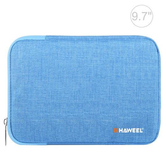 HAWEEL 9.7 inch Sleeve Case Zipper Briefcase Carrying Bag, For iPad 9.7 inch / iPad Pro 9.7 inch, Galaxy, Lenovo, Sony, Xiaomi, Huawei 9.7 inch Tablets(Blue)