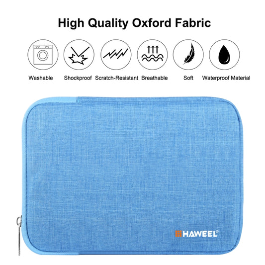 HAWEEL 9.7 inch Sleeve Case Zipper Briefcase Carrying Bag, For iPad 9.7 inch / iPad Pro 9.7 inch, Galaxy, Lenovo, Sony, Xiaomi, Huawei 9.7 inch Tablets(Blue) by HAWEEL