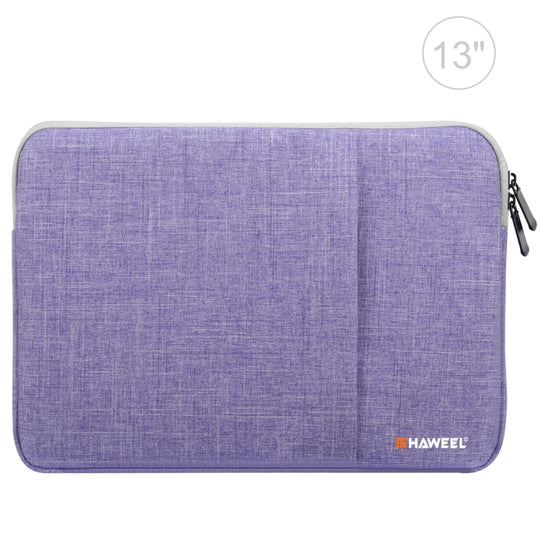 HAWEEL 13.0 inch Sleeve Case Zipper Briefcase Laptop Carrying Bag, For Macbook, Samsung, Lenovo, Sony, DELL Alienware, CHUWI, ASUS, HP, 13 inch and Below Laptops(Purple)