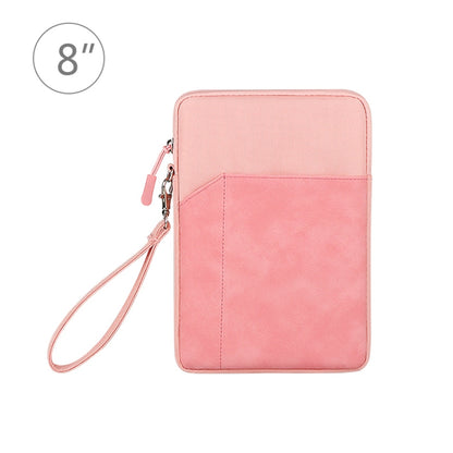 HAWEEL Splash-proof Pouch Sleeve Tablet Bag for iPad mini, 7.9-8.4 inch Tablets(Pink) - Protective Bag by HAWEEL | Online Shopping UK | buy2fix