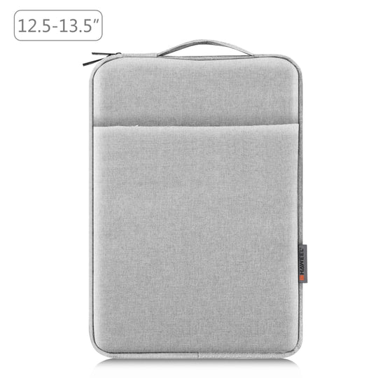 HAWEEL Laptop Sleeve Case Zipper Briefcase Bag with Handle for 12.5-13.5 inch Laptop(Grey)