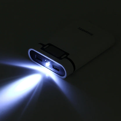 [US Warehouse] HAWEEL DIY 4 x 18650 Battery (Not Included) 10000mAh Power Bank Shell Box with 2 x USB Output & Display for iPhone, Galaxy, Sony, HTC, Google, Huawei, Xiaomi, Lenovo and other Smartphones(White) by HAWEEL