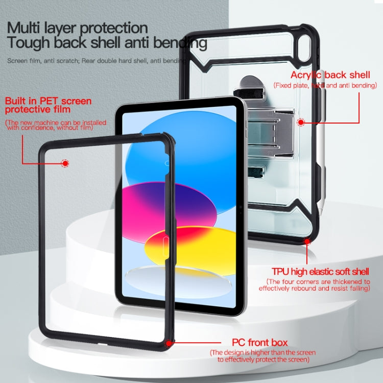 For iPad 2025 / 2022 360 Full Body Shockproof Tablet Case with Grip & Holder & Pen Slot(Black) - iPad 2025 / 2022 Cases by buy2fix | Online Shopping UK | buy2fix