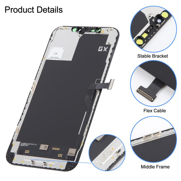 GX Soft OLED Screen For iPhone 12 Pro Max - LCD Related Parts by GX | Online Shopping UK | buy2fix