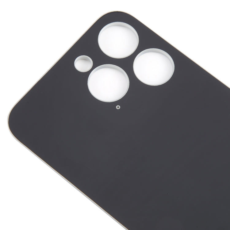 For iPhone 15 Pro Max Glass Battery Back Cover(Titanium) by buy2fix