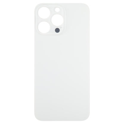 For iPhone 15 Pro Max Glass Battery Back Cover(White) by buy2fix