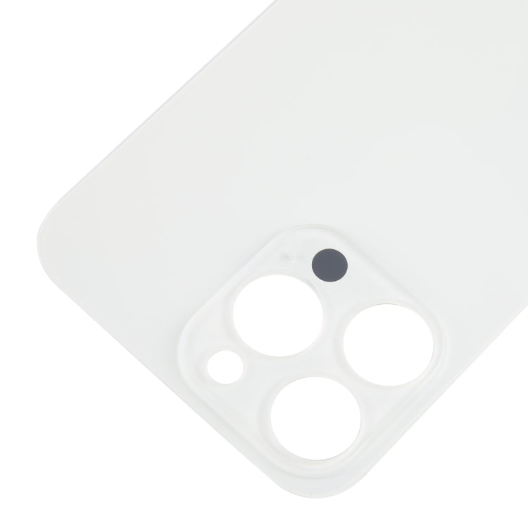 For iPhone 15 Pro Max Glass Battery Back Cover(White) by buy2fix