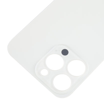 For iPhone 15 Pro Max Glass Battery Back Cover(White) by buy2fix