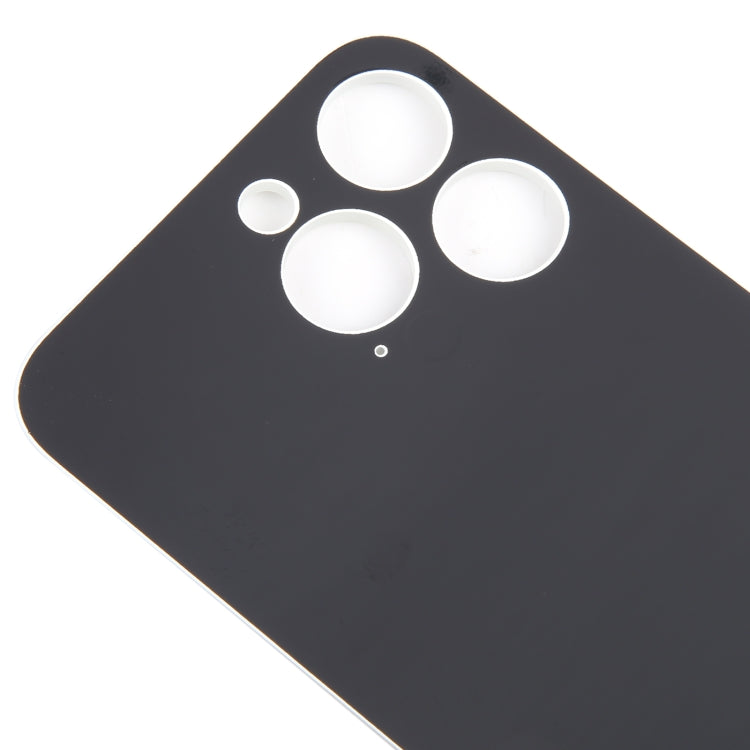 For iPhone 15 Pro Max Glass Battery Back Cover(White) by buy2fix