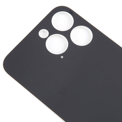 For iPhone 15 Pro Max Glass Battery Back Cover(White) by buy2fix