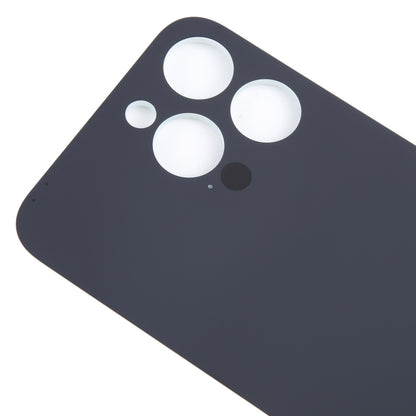 For iPhone 15 Pro Max Easy Replacement Big Camera Hole Glass Back Battery Cover(White) by buy2fix