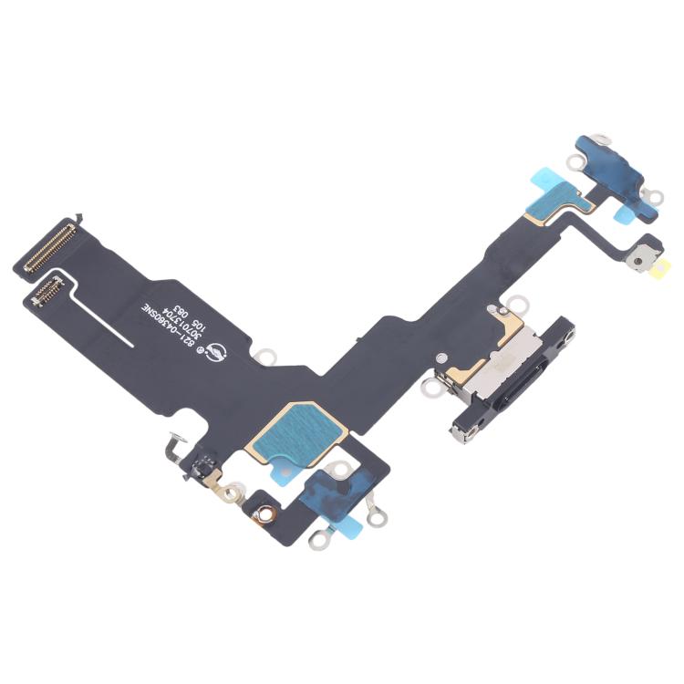 For iPhone 15 Charging Port Flex Cable (Black) - Flex Cable by buy2fix | Online Shopping UK | buy2fix