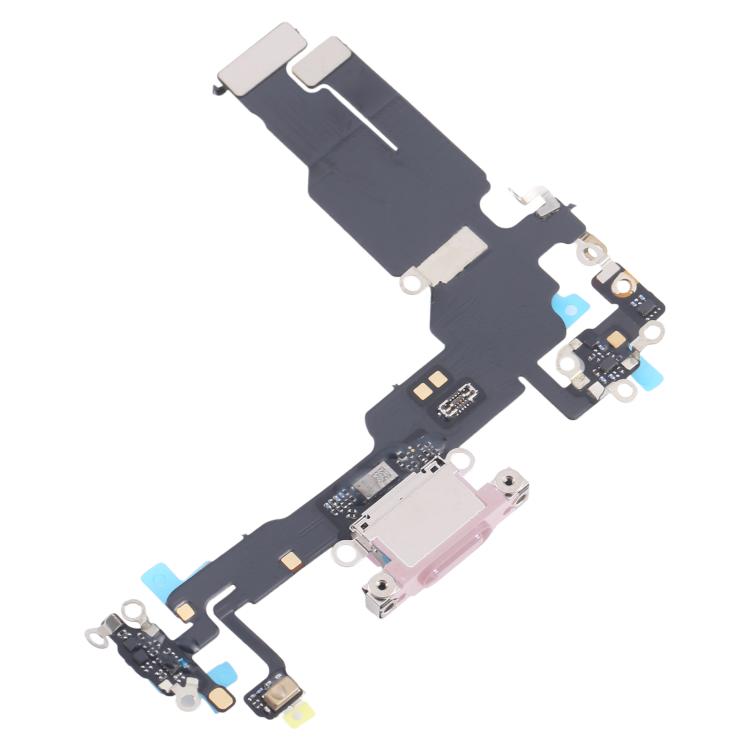 For iPhone 15 Charging Port Flex Cable (Pink) - Flex Cable by buy2fix | Online Shopping UK | buy2fix
