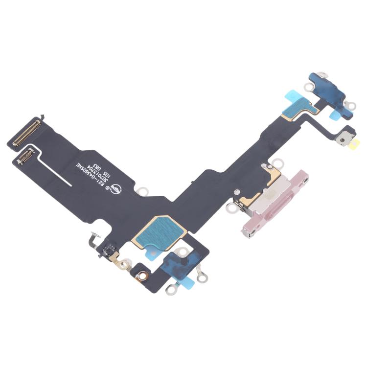 For iPhone 15 Charging Port Flex Cable (Pink) - Flex Cable by buy2fix | Online Shopping UK | buy2fix