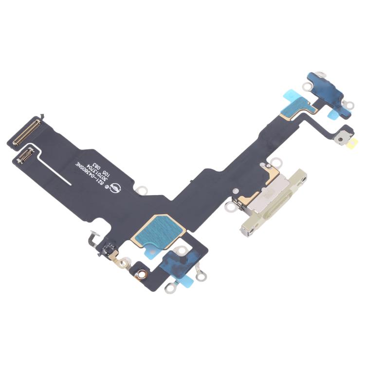 For iPhone 15 Charging Port Flex Cable (Yellow) - Flex Cable by buy2fix | Online Shopping UK | buy2fix