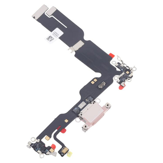 For iPhone 15 Plus Charging Port Flex Cable (Pink) - Flex Cable by buy2fix | Online Shopping UK | buy2fix