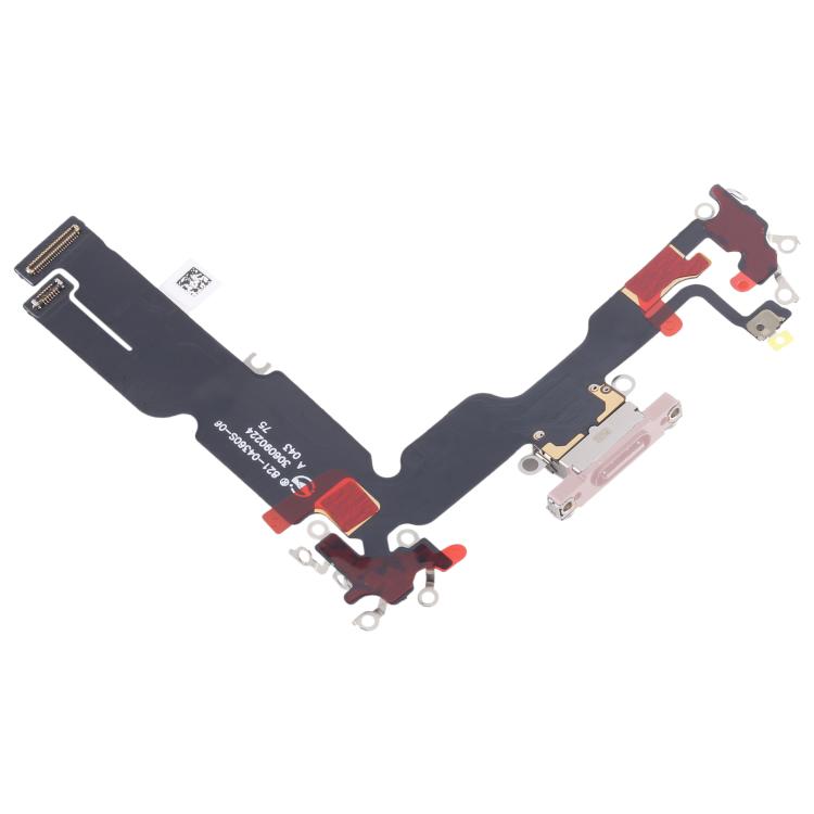 For iPhone 15 Plus Charging Port Flex Cable (Pink) - Flex Cable by buy2fix | Online Shopping UK | buy2fix