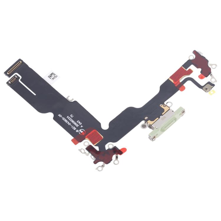 For iPhone 15 Plus Charging Port Flex Cable (Green) - Flex Cable by buy2fix | Online Shopping UK | buy2fix