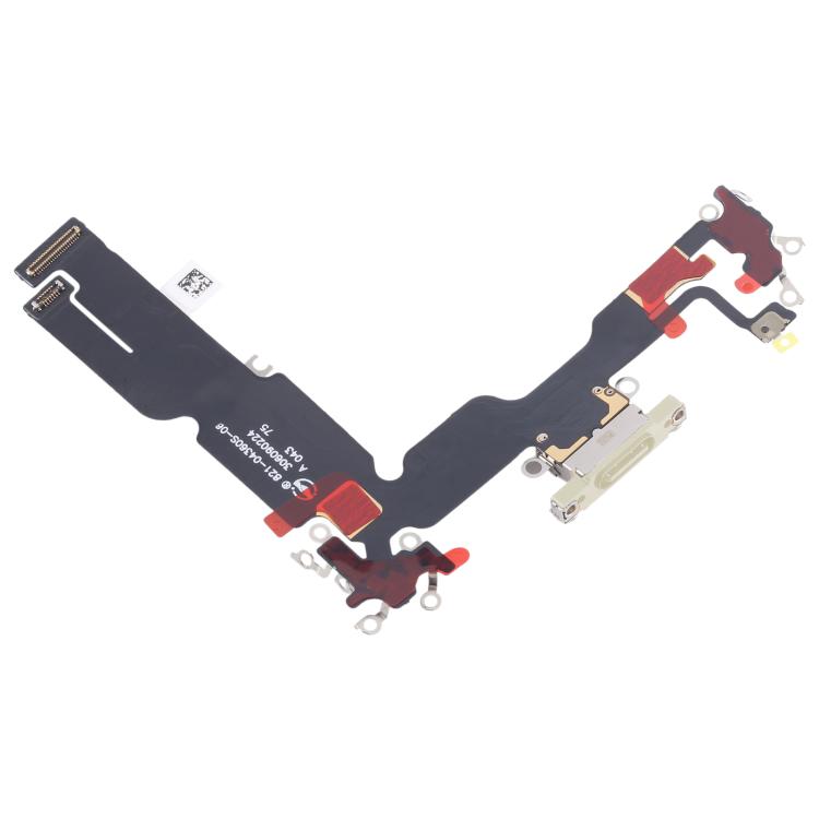 For iPhone 15 Plus Charging Port Flex Cable (Yellow) - Flex Cable by buy2fix | Online Shopping UK | buy2fix