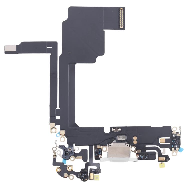 For iPhone 15 Pro Charging Port Flex Cable (White) - Flex Cable by buy2fix | Online Shopping UK | buy2fix