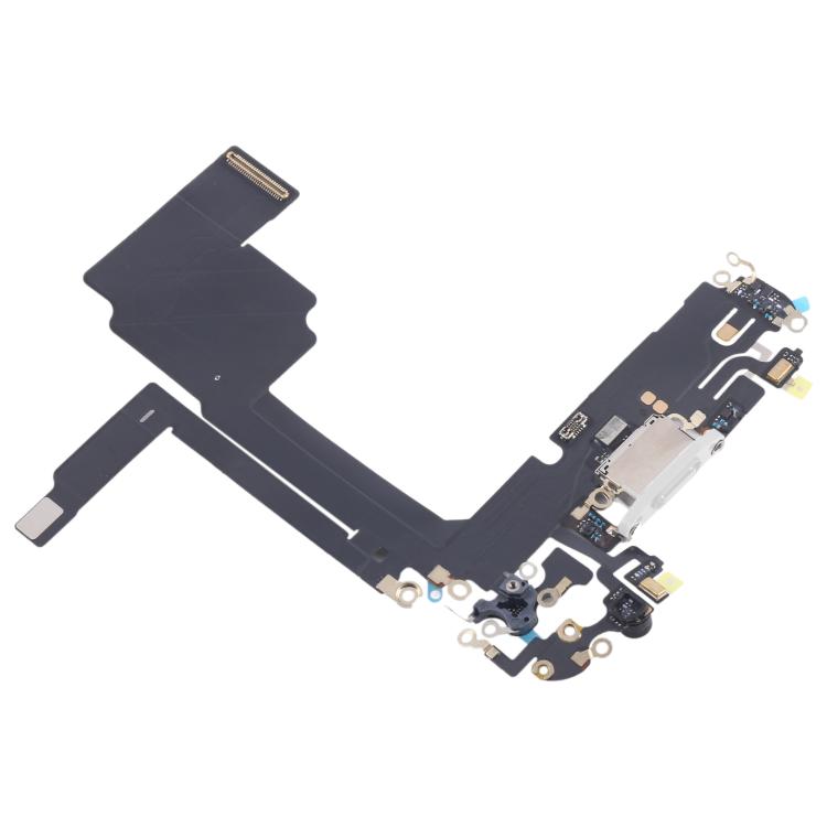 For iPhone 15 Pro Charging Port Flex Cable (White) - Flex Cable by buy2fix | Online Shopping UK | buy2fix