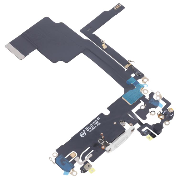 For iPhone 15 Pro Charging Port Flex Cable (White) - Flex Cable by buy2fix | Online Shopping UK | buy2fix