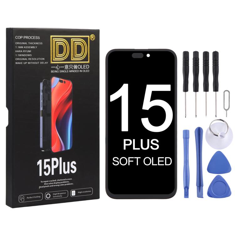 For iPhone 15 Plus DD Soft OLED Screen - LCD Related Parts by buy2fix | Online Shopping UK | buy2fix